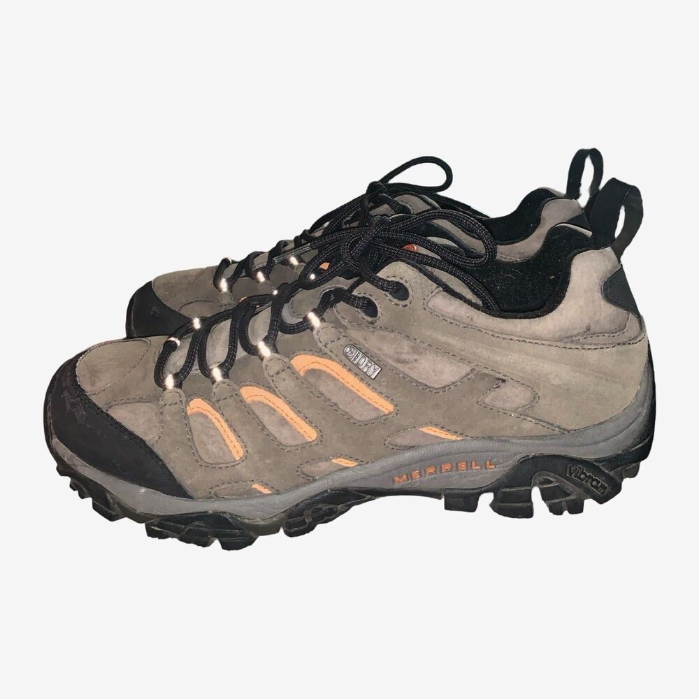 Merrell Mens Hiking Shoes Boots 9 Moab 3 Beluga Waterproof Dry Select Vibram - Picture 2 of 7